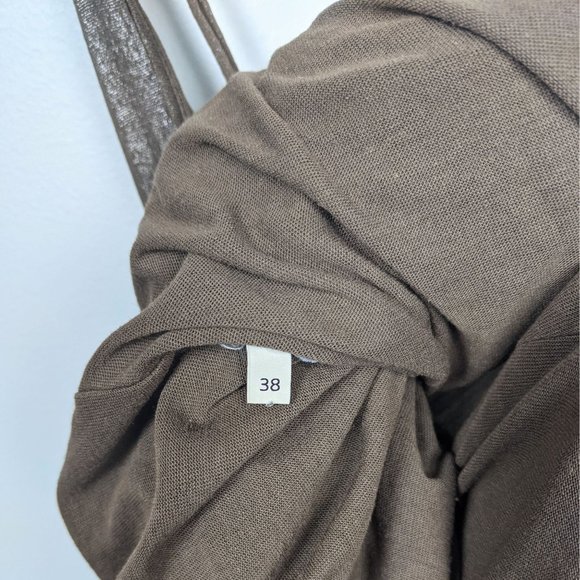 Stella McCartney Bronze Metallic Bubble Hem Dress 4 - Picture 6 of 7